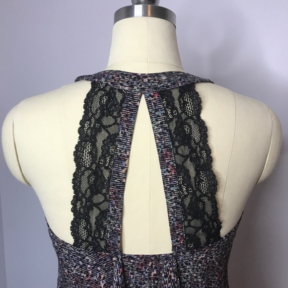 BCBGeneration Lace Strap Back Ruffle Tank - Picture 5 of 6